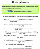 Use Homophones Given in Bracket to Complete the Sentence