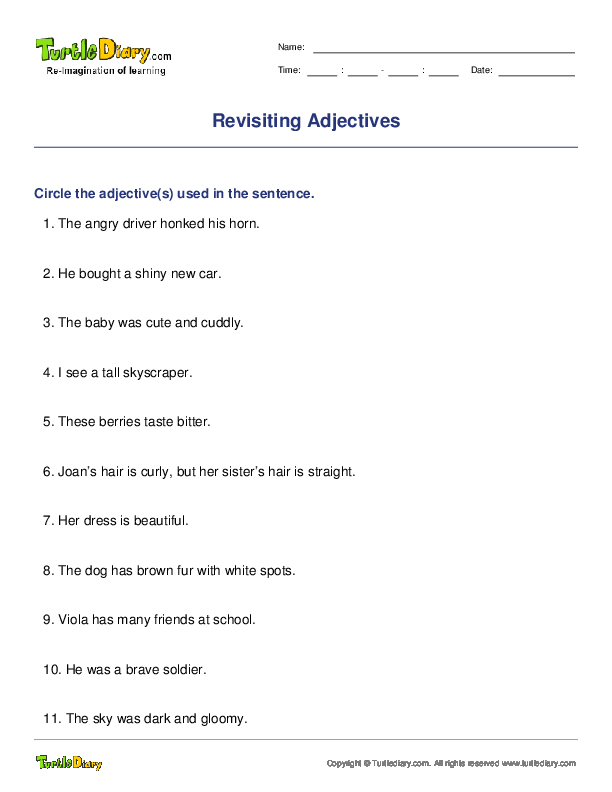 Revisiting Adjectives