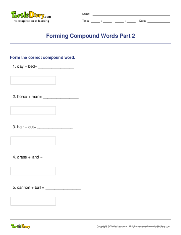 Forming Compound Words Part 2