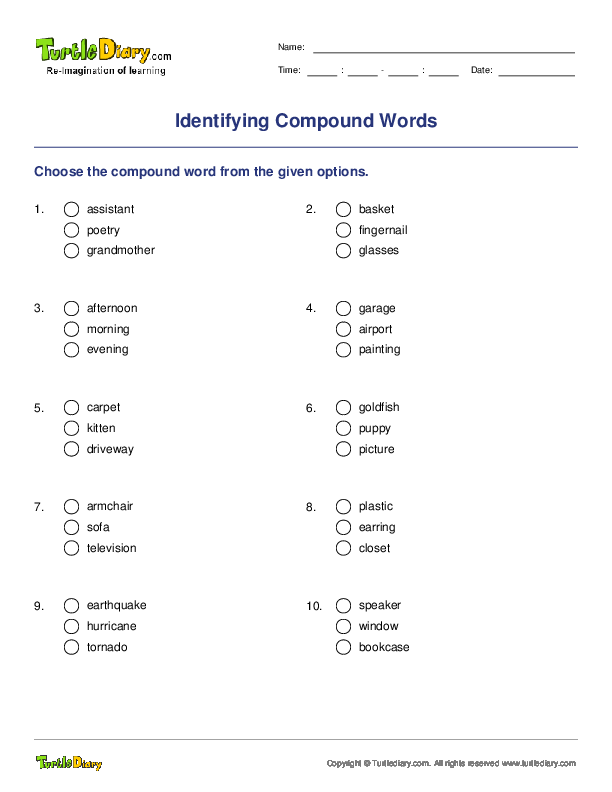 Identifying Compound Words