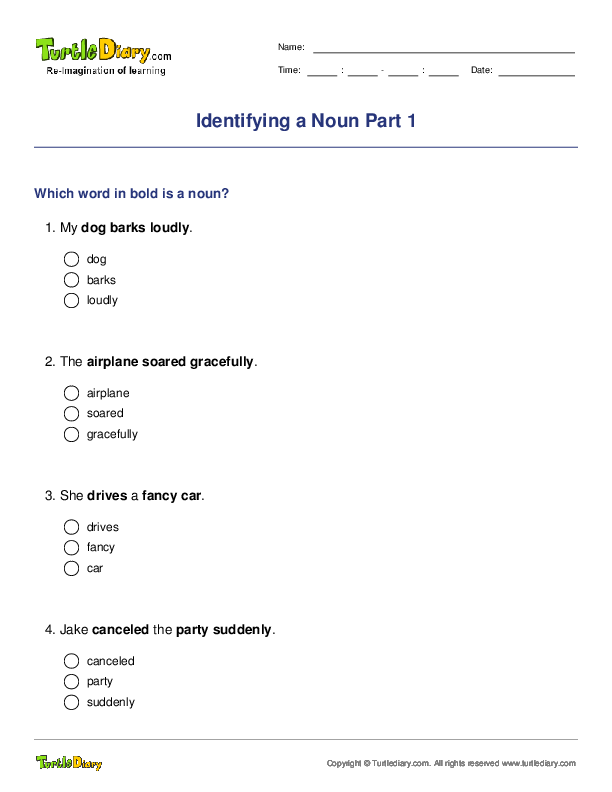 Identifying a Noun Part 1