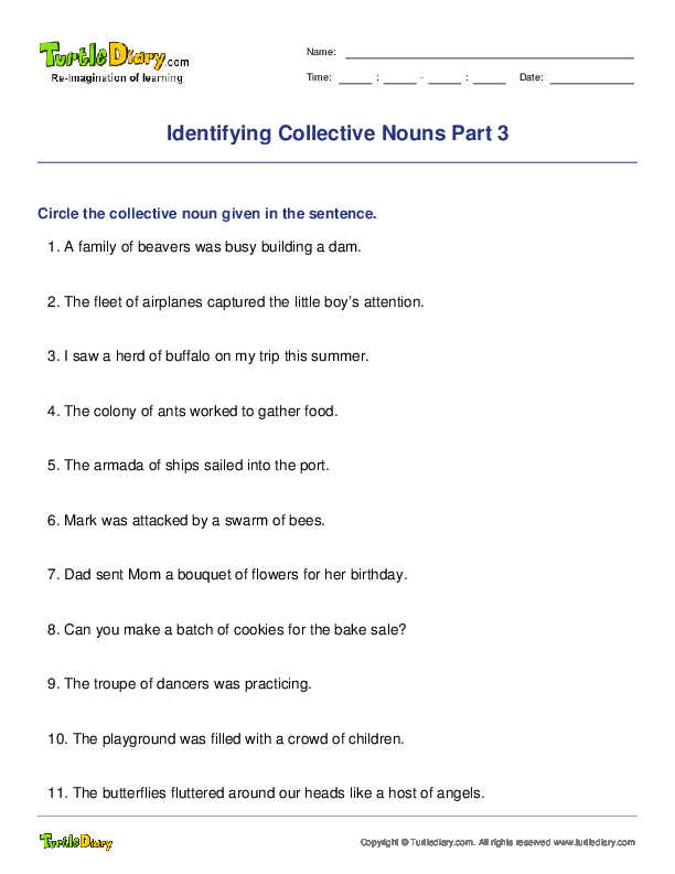 Identifying Collective Nouns Part 3