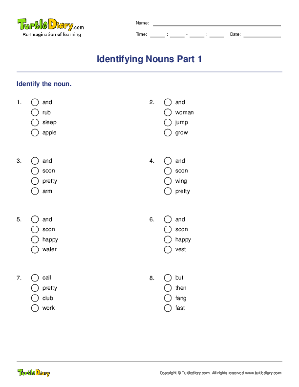 Identifying Nouns Part 1