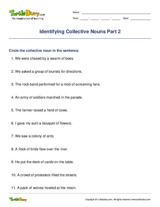 Identifying Collective Nouns Part 2