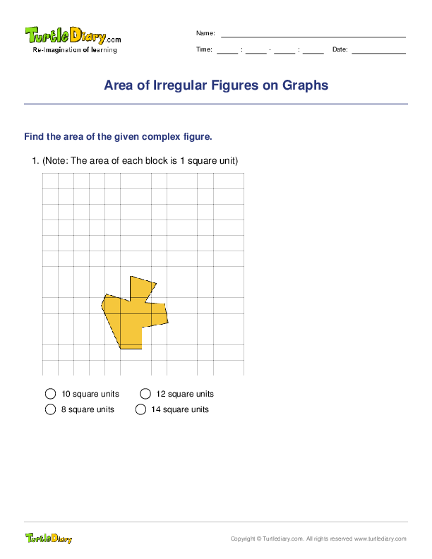 Area of Irregular Figures on Graphs