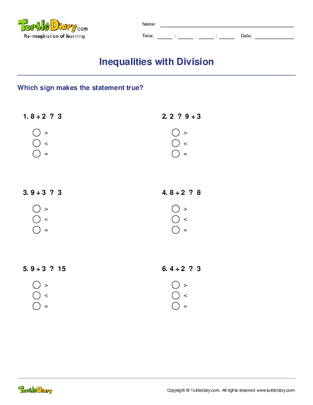 Inequalities with Division