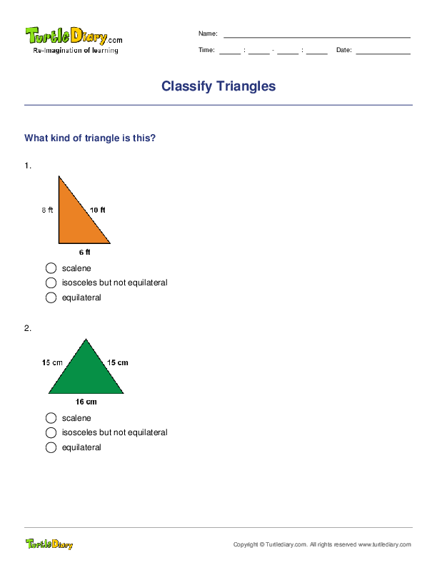 Classify Triangles