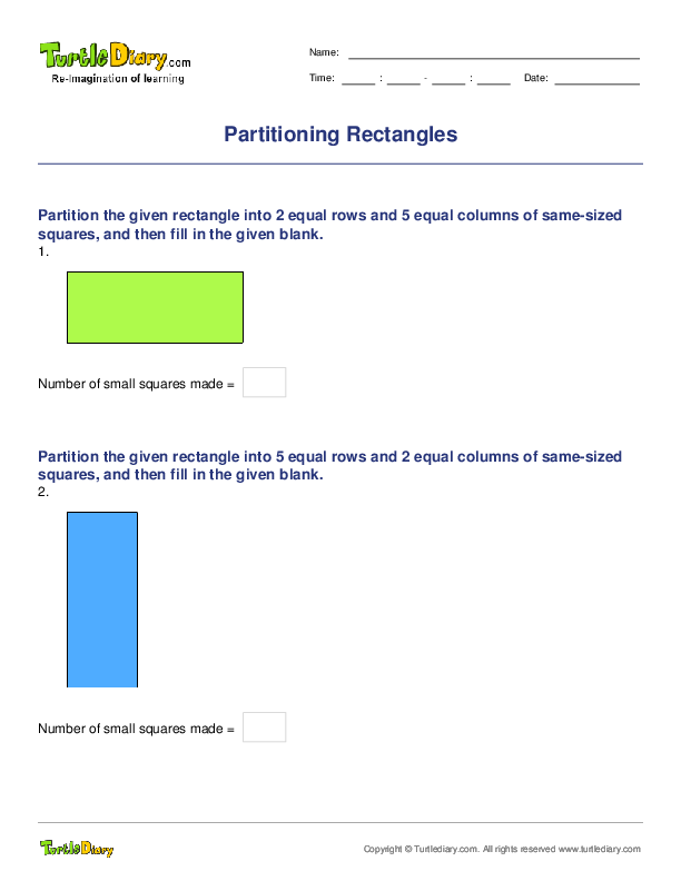 Partitioning Rectangles