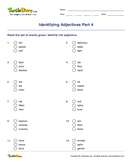 Identifying Adjectives Part 4 - adjectives - Fifth Grade
