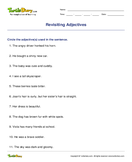 Revisiting Adjectives - adjectives - Third Grade