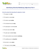 Identifying Adverbs Modifying Adjectives Part 1 - adverb - Third Grade