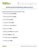 Identifying Adverbs Modifying Adjectives Part 2 - adverbs - Fourth Grade