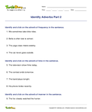 Identify Adverbs Part 2 - adverb - Third Grade