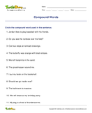 Compound Words - compound-words - Second Grade