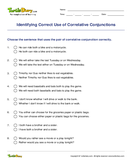 Identifying Correct Use of Correlative Conjunctions - conjunction - Fifth Grade