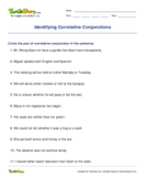 Identifying Correlative Conjunctions - conjunction - Fifth Grade