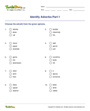 Identify Adverbs Part 1 - parts-of-speech - Second Grade