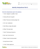 Identify Interjections Part 3
