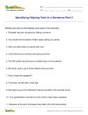 Identifying Helping Verb in a Sentence Part 3 - verb - Fourth Grade