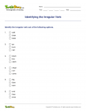 Identifying the Irregular Verb - verb - Second Grade