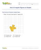 Area of Irregular Figures on Graphs - units-of-measurement - Third Grade