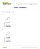 Types of Angles Part 1 - angles - Third Grade