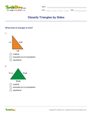 Classify Triangles by Sides - geometry - Third Grade