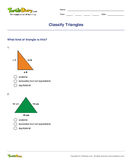 Classify Triangles - geometric-shapes - Fourth Grade