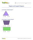 Regular and Irregular Polygons - geometry - Fourth Grade