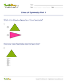Lines of Symmetry Part 1 - geometry - Third Grade