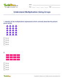 Understand Multiplication Using Arrays - multiplication - Third Grade