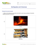 Earthquakes and Volcanoes - earth-and-its-resources - Fourth Grade