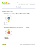 Electricity - energy - Fourth Grade
