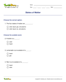 States of Matter - matter - Second Grade