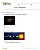 Solar System Part 1 - solar-system - First Grade