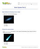 Solar System Part 2 - solar-system - First Grade
